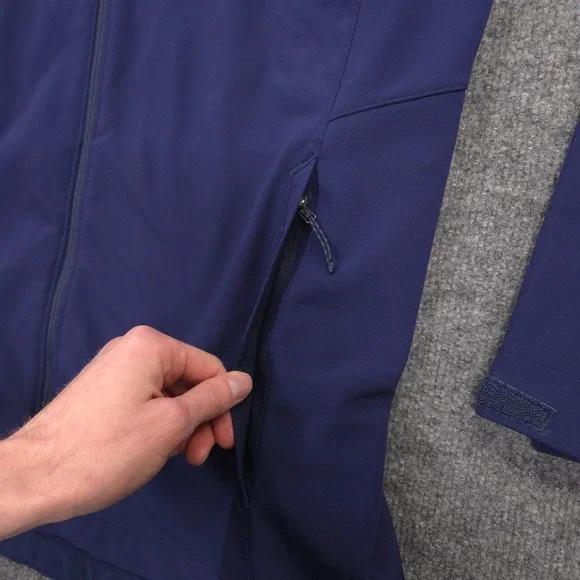 Patagonia Adze Jacket Womens XL Blue Wind Water Resistant Softshell Midweight - Picture 4 of 12